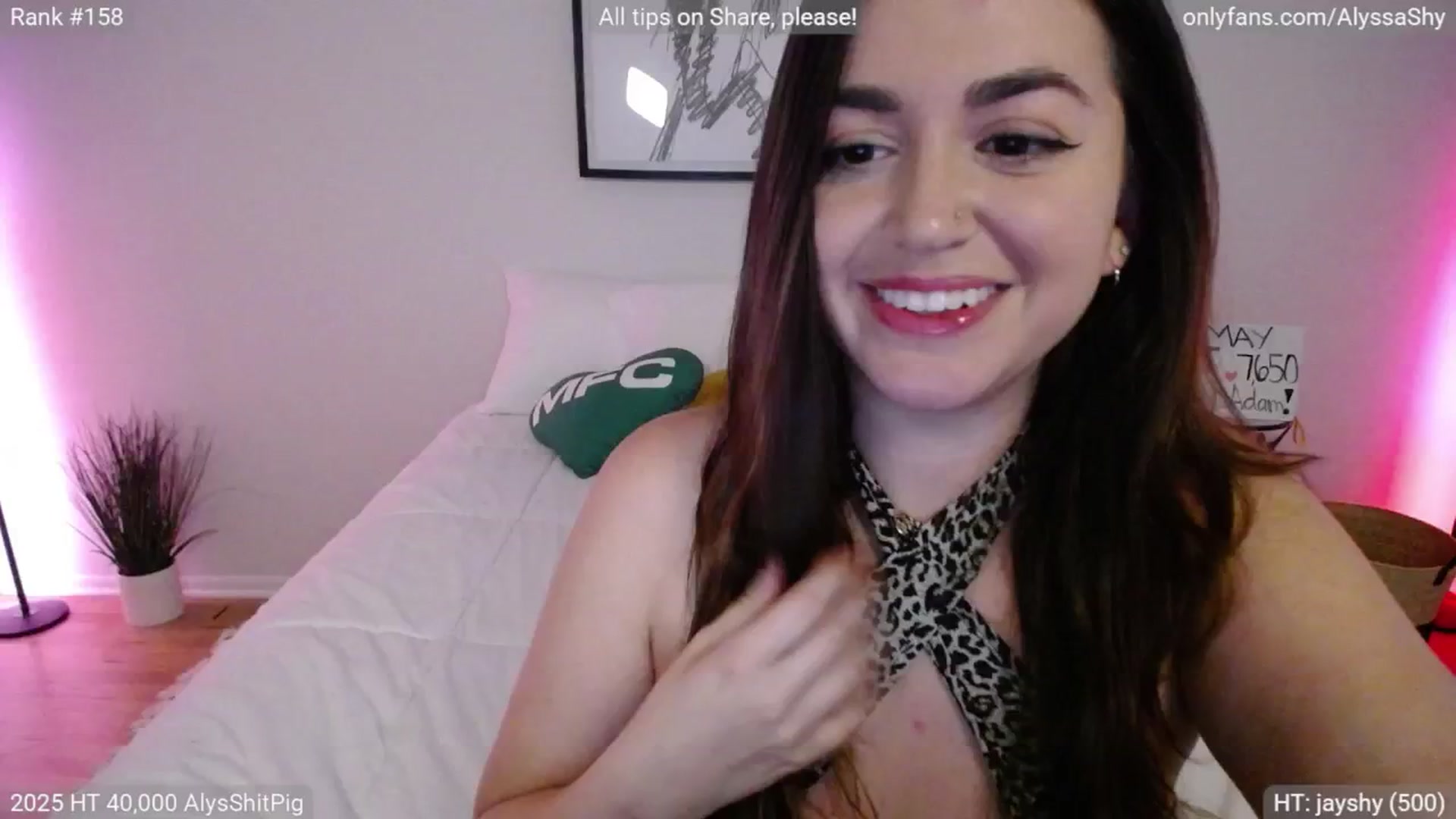 Gallery image thumbnail from AlyssaShy's myfreecams stream on, 06/03/2025, 24:06 image 15 of 20