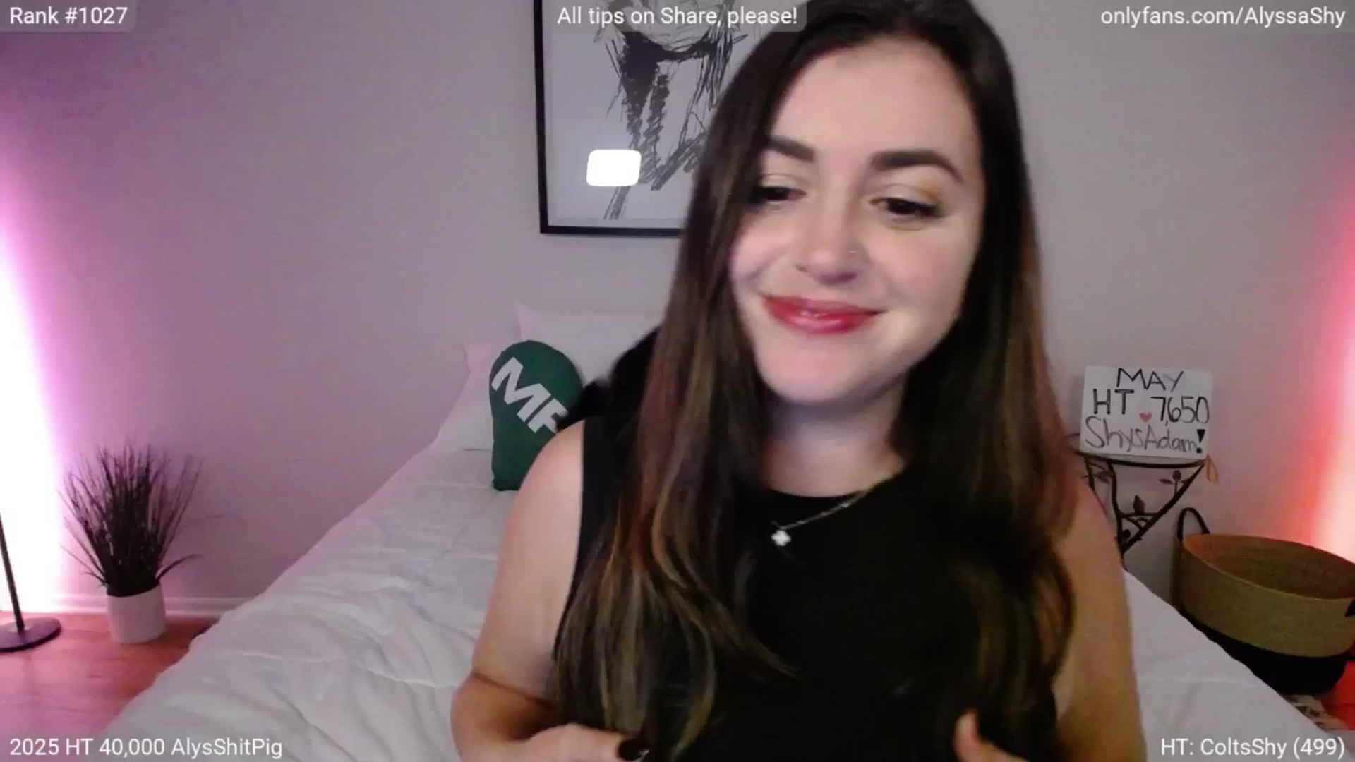 Gallery image thumbnail from AlyssaShy's myfreecams stream on, 06/21/2025, 01:03 image 6 of 20