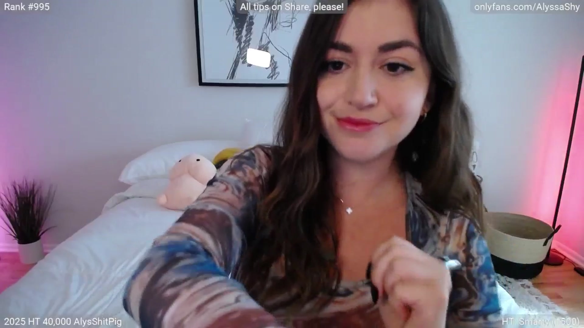 Gallery image thumbnail from AlyssaShy's myfreecams stream on, 06/22/2025, 22:23 image 6 of 20