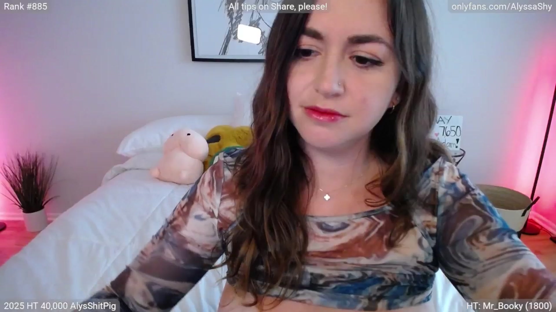 Gallery image thumbnail from AlyssaShy's myfreecams stream on, 06/22/2025, 22:23 image 17 of 20