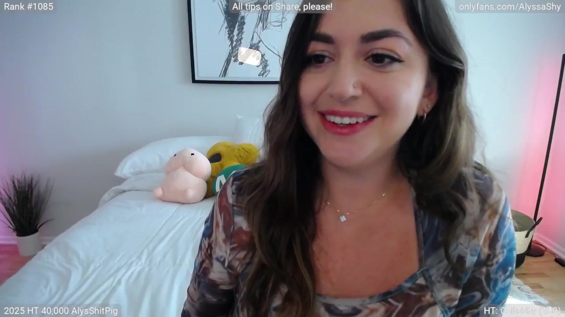 Gallery image thumbnail from AlyssaShy's myfreecams stream on, 06/22/2025, 22:23 image 4 of 20