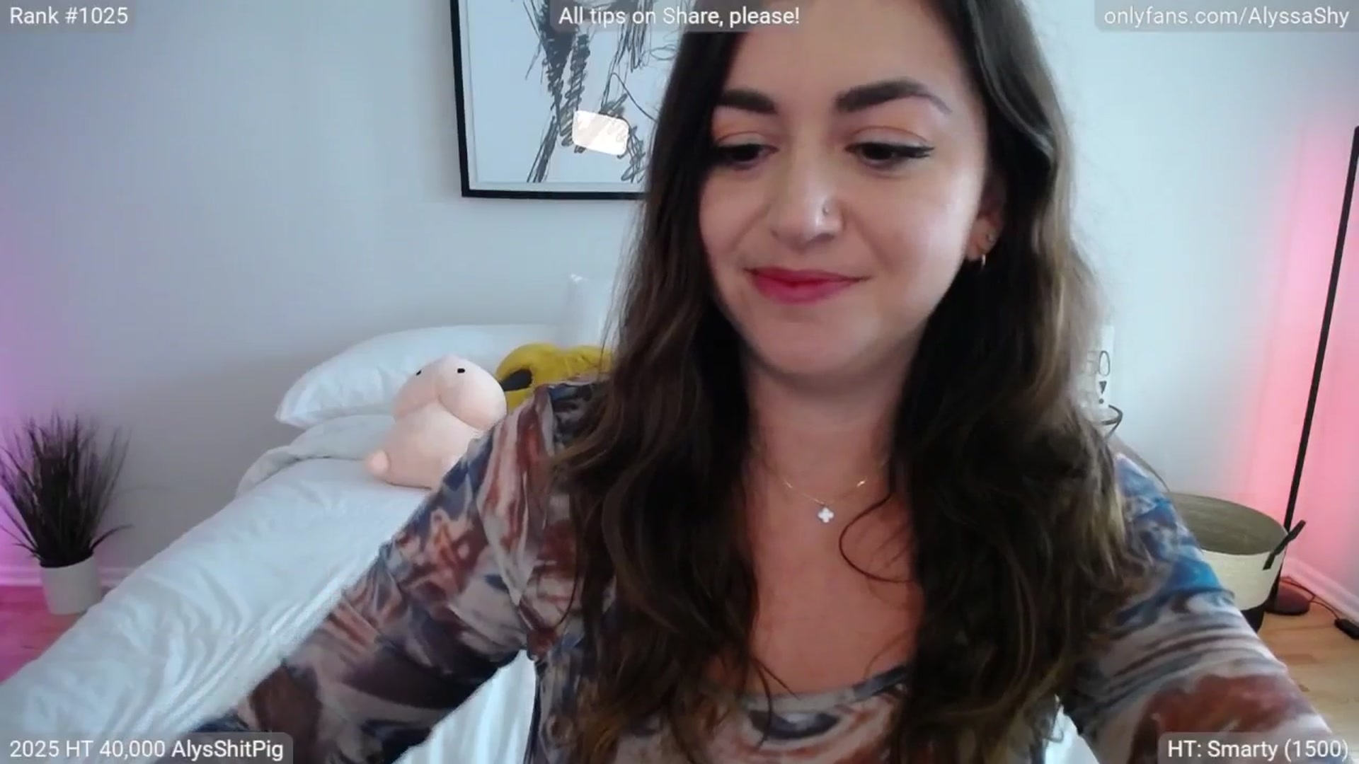 Gallery image thumbnail from AlyssaShy's myfreecams stream on, 06/22/2025, 22:23 image 5 of 20