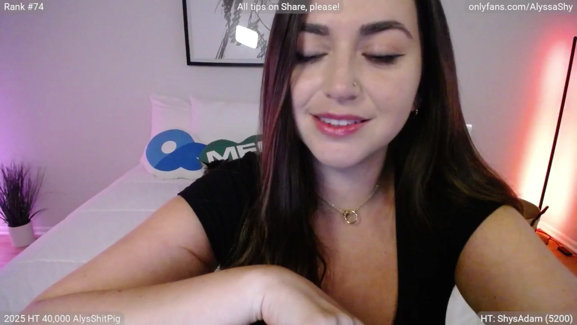 Gallery image thumbnail from AlyssaShy's myfreecams stream on, 07/01/2025, 21:49 image 6 of 20