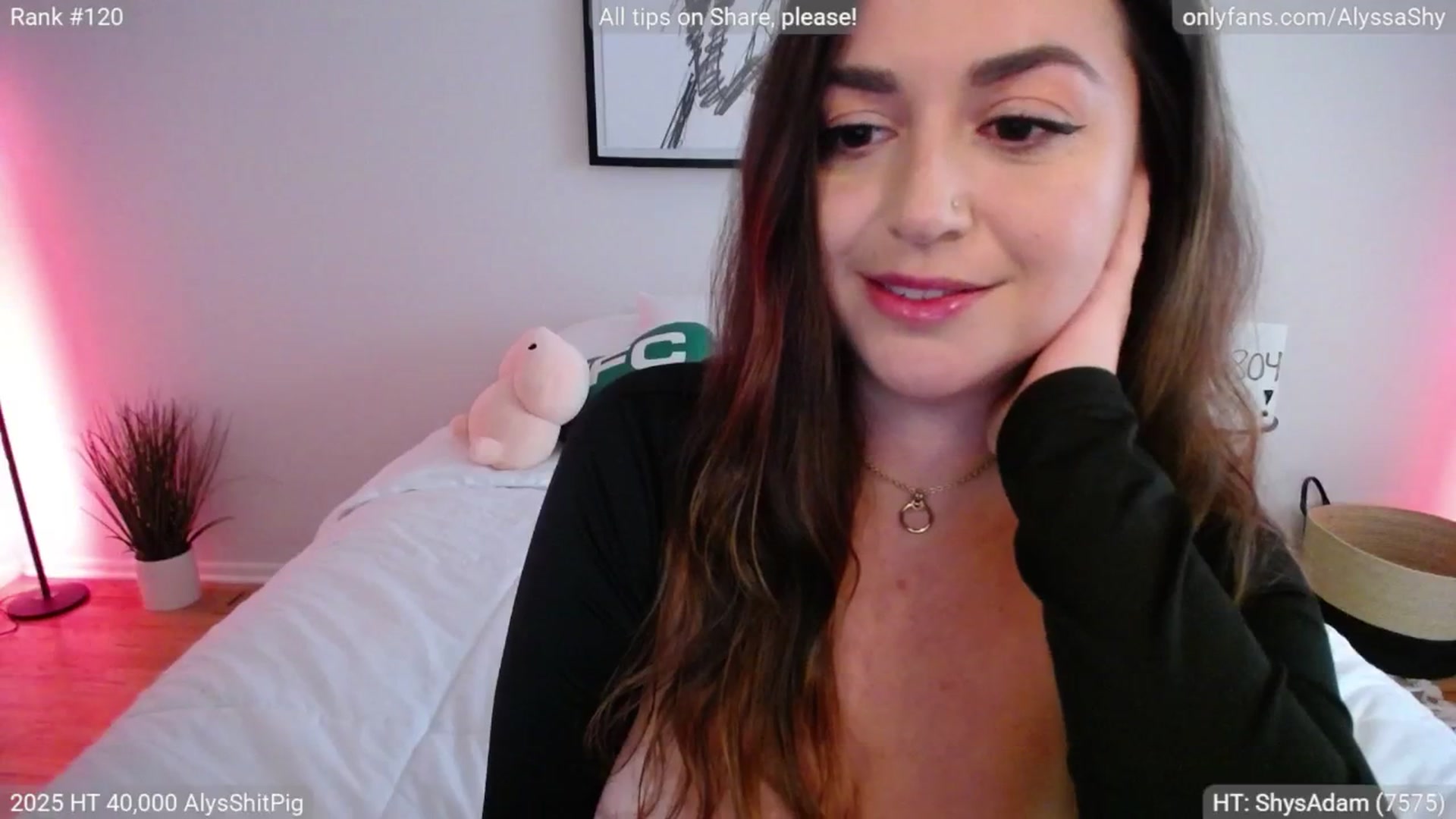 Gallery image thumbnail from AlyssaShy's myfreecams stream on, 07/10/2025, 22:59 image 17 of 20