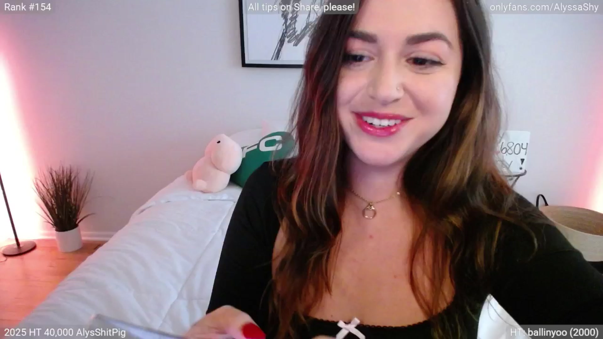 Gallery image thumbnail from AlyssaShy's myfreecams stream on, 07/10/2025, 22:59 image 4 of 20