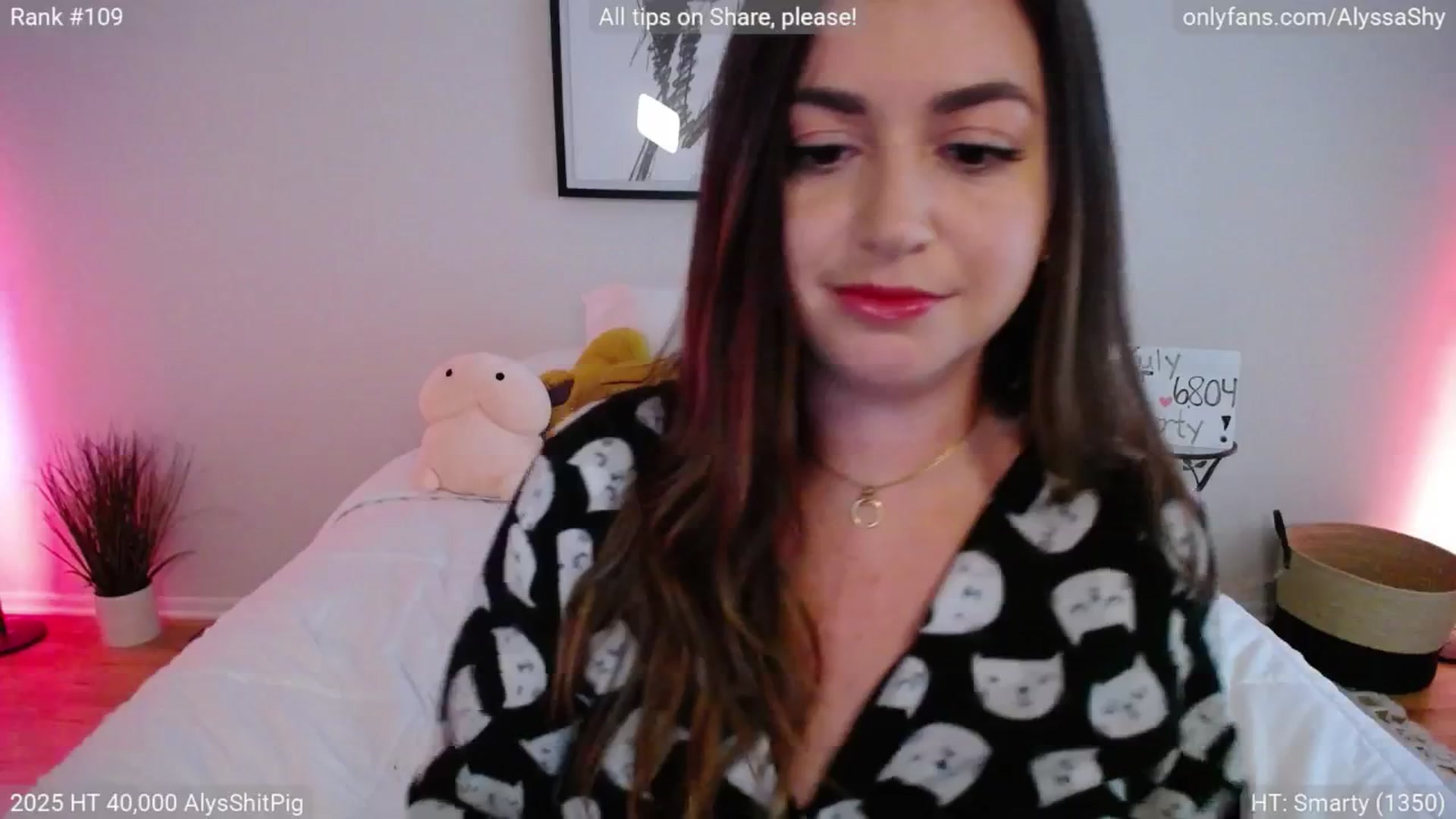 Gallery image thumbnail from AlyssaShy's myfreecams stream on, 07/12/2025, 24:05 image 5 of 20
