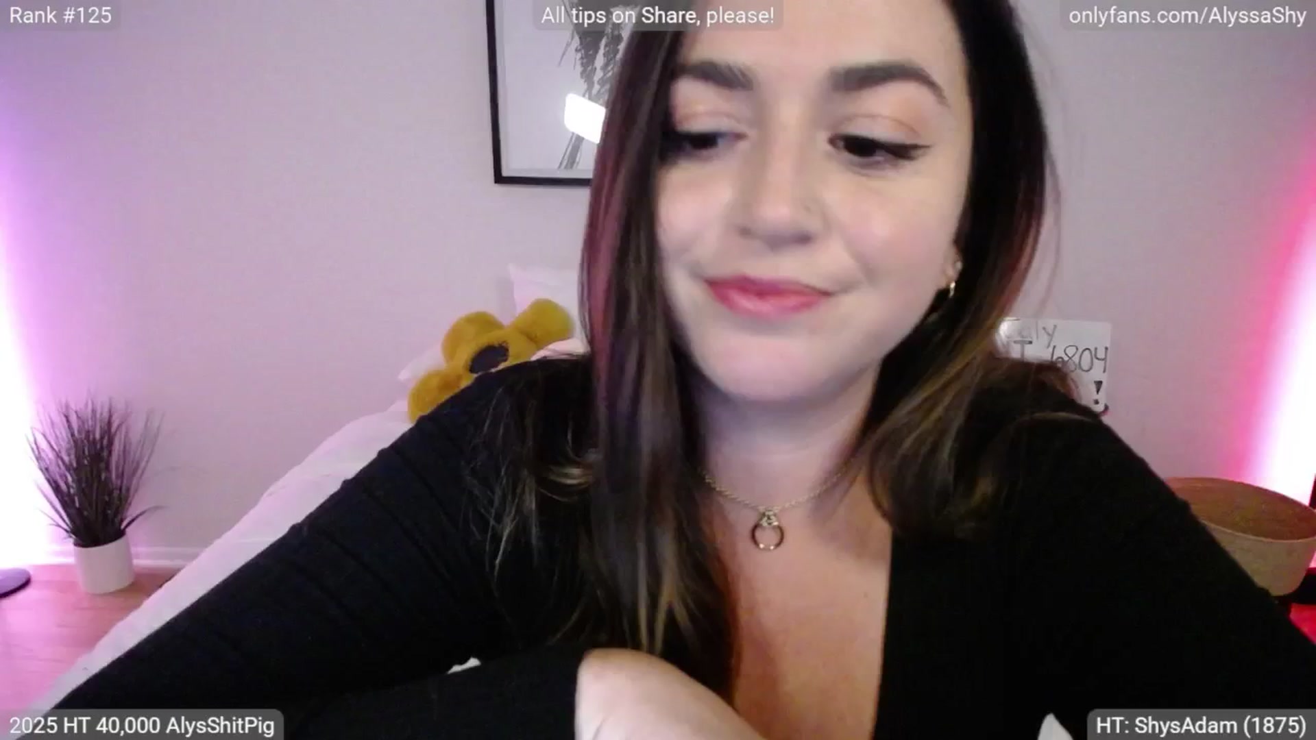 Gallery image thumbnail from AlyssaShy's myfreecams stream on, 07/18/2025, 24:08 image 20 of 20