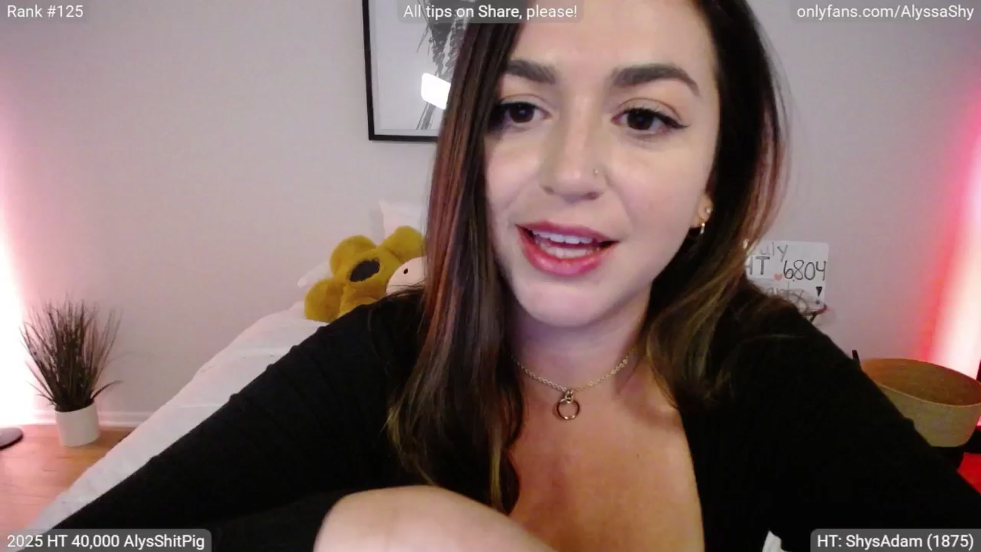 Gallery image thumbnail from AlyssaShy's myfreecams stream on, 07/18/2025, 24:08 image 13 of 20