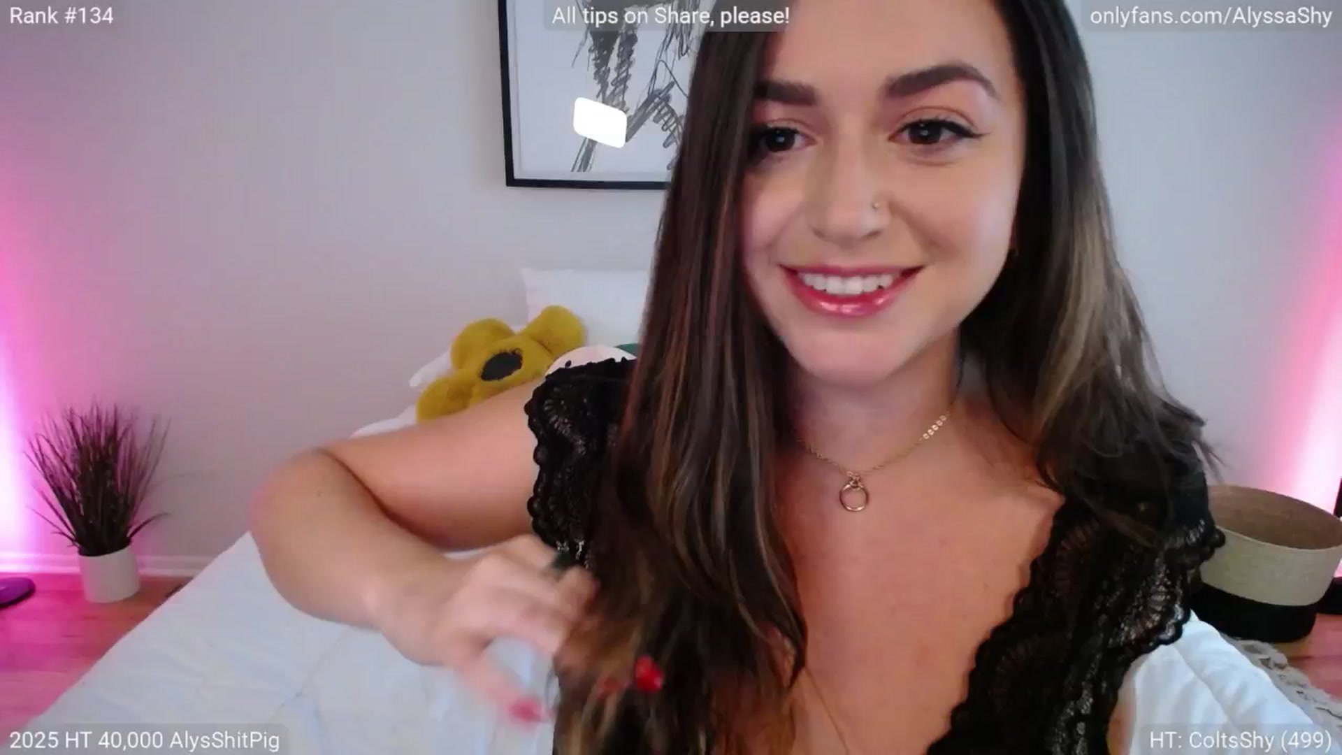 Gallery image thumbnail from AlyssaShy's myfreecams stream on, 07/19/2025, 02:22 image 1 of 20