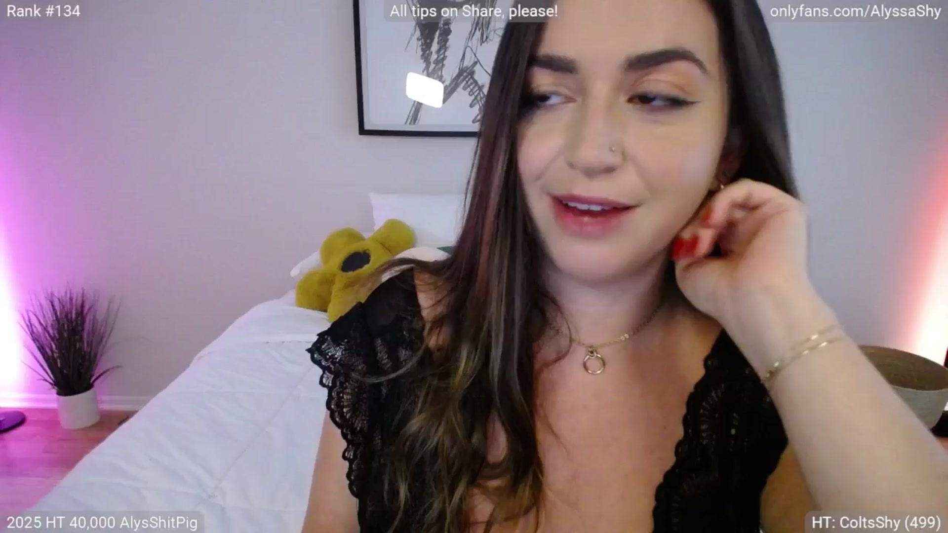 Gallery image thumbnail from AlyssaShy's myfreecams stream on, 07/19/2025, 02:22 image 2 of 20