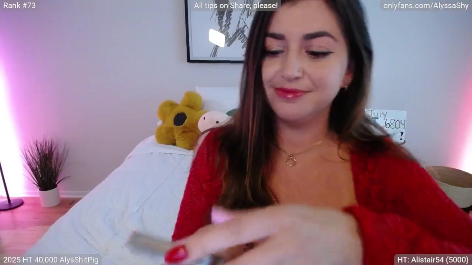 Gallery image thumbnail from AlyssaShy's myfreecams stream on, 07/24/2025, 23:13 image 11 of 20