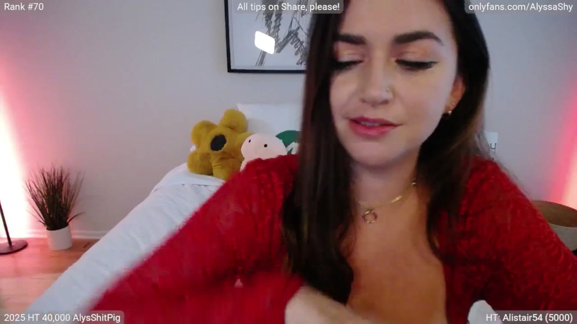 Gallery image thumbnail from AlyssaShy's myfreecams stream on, 07/24/2025, 23:13 image 20 of 20