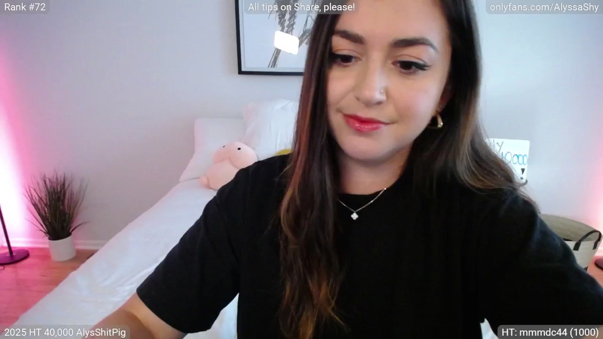 Gallery image thumbnail from AlyssaShy's myfreecams stream on, 08/02/2025, 23:40 image 7 of 20