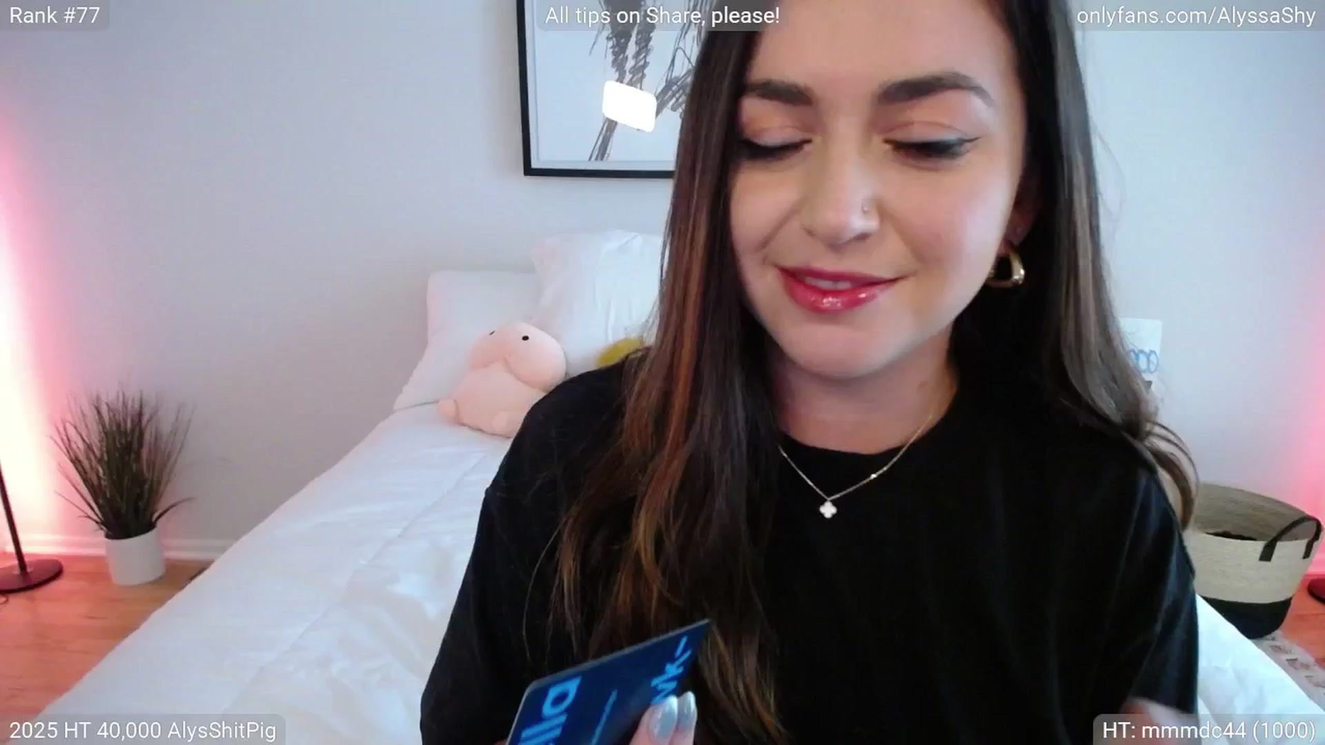 Gallery image thumbnail from AlyssaShy's myfreecams stream on, 08/02/2025, 23:40 image 3 of 20