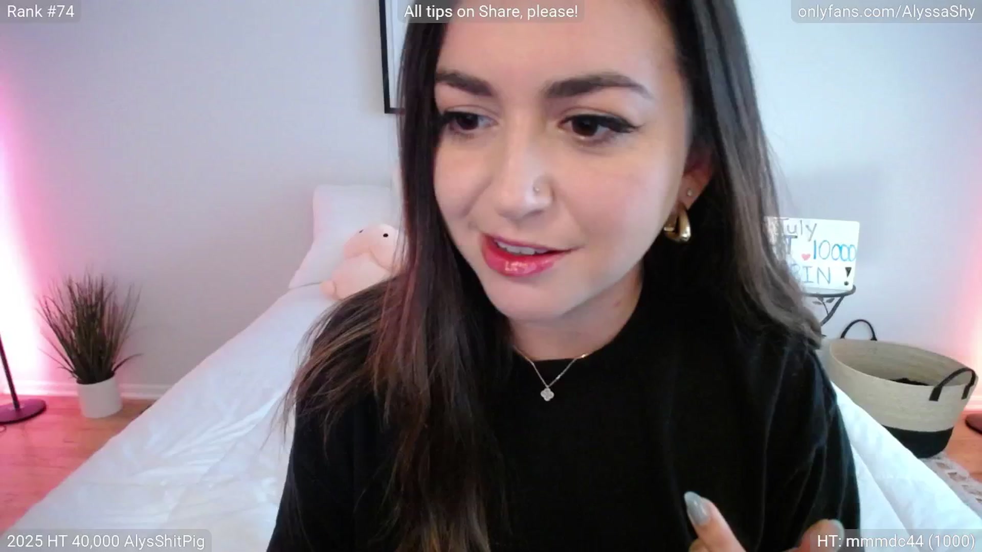 Gallery image thumbnail from AlyssaShy's myfreecams stream on, 08/02/2025, 23:40 image 8 of 20
