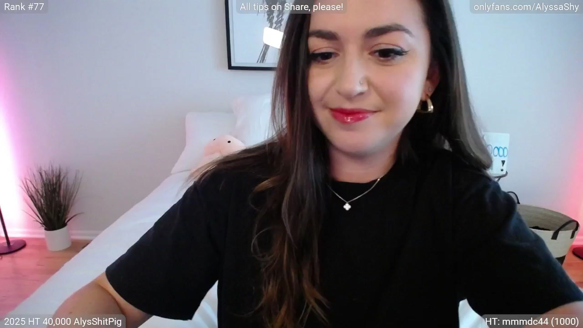 Gallery image thumbnail from AlyssaShy's myfreecams stream on, 08/02/2025, 23:40 image 2 of 20