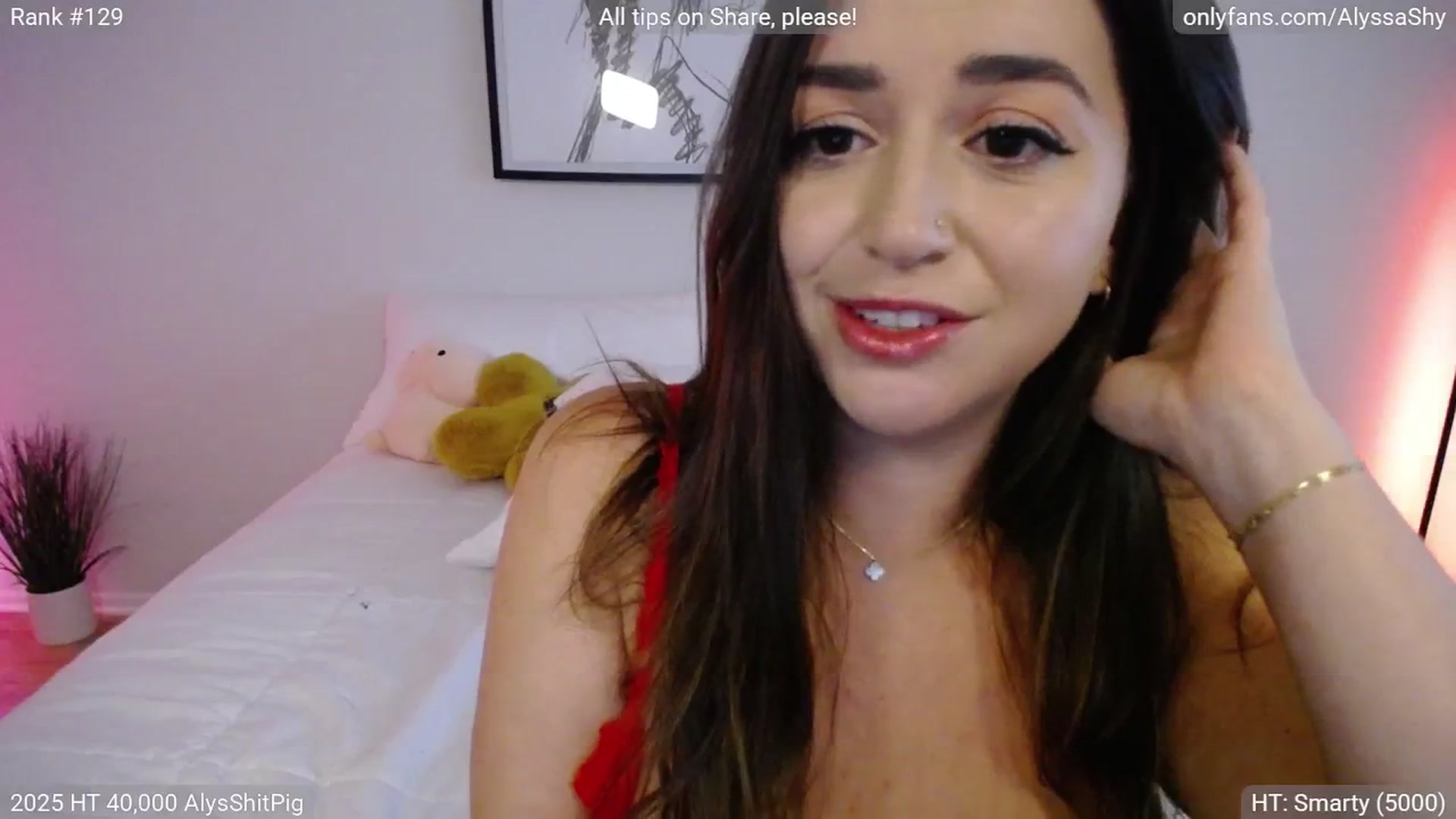 Gallery image thumbnail from AlyssaShy's myfreecams stream on, 08/07/2025, 23:14 image 17 of 20