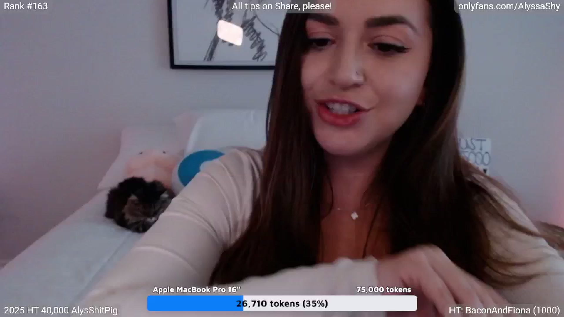 Gallery image thumbnail from AlyssaShy's myfreecams stream on, 08/16/2025, 22:52 image 8 of 20
