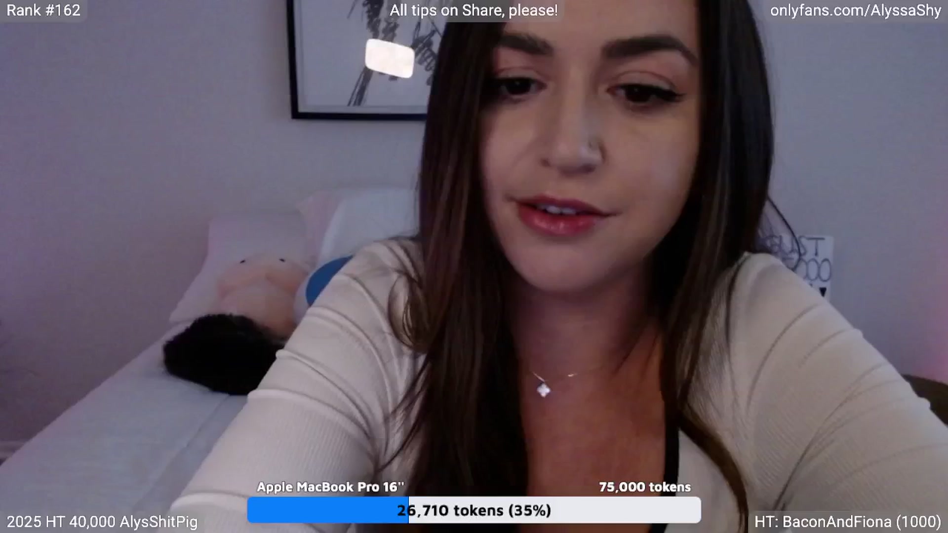 Gallery image thumbnail from AlyssaShy's myfreecams stream on, 08/16/2025, 22:52 image 14 of 20