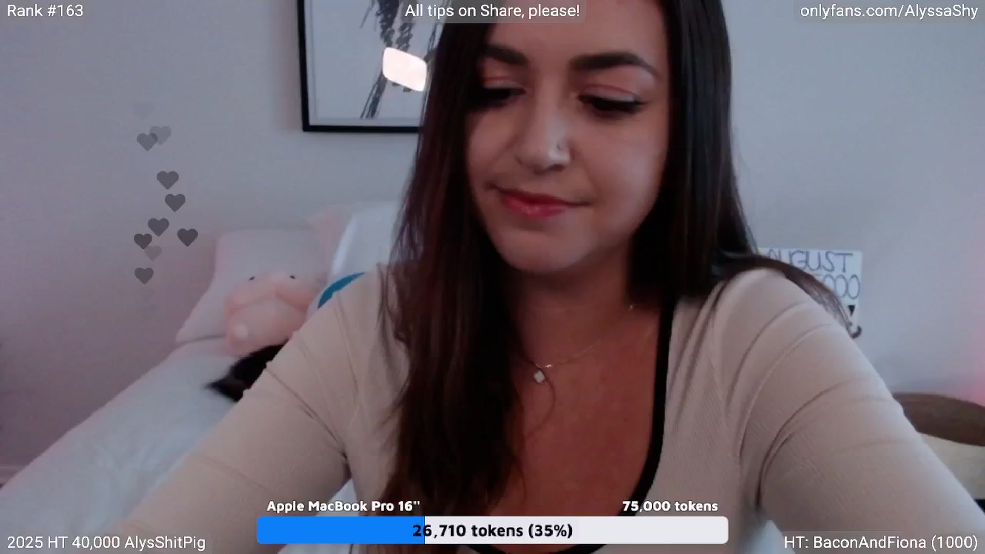 Gallery image thumbnail from AlyssaShy's myfreecams stream on, 08/16/2025, 22:52 image 3 of 20
