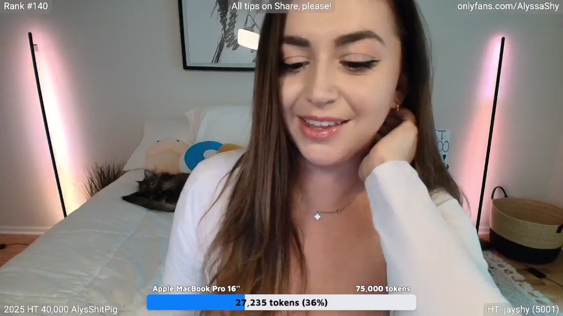 Gallery image thumbnail from AlyssaShy's myfreecams stream on, 08/17/2025, 22:34 image 6 of 20