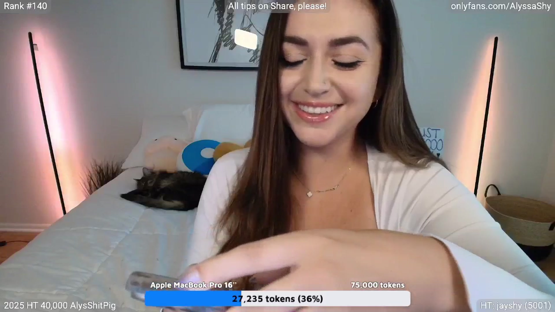Gallery image thumbnail from AlyssaShy's myfreecams stream on, 08/17/2025, 22:34 image 5 of 20