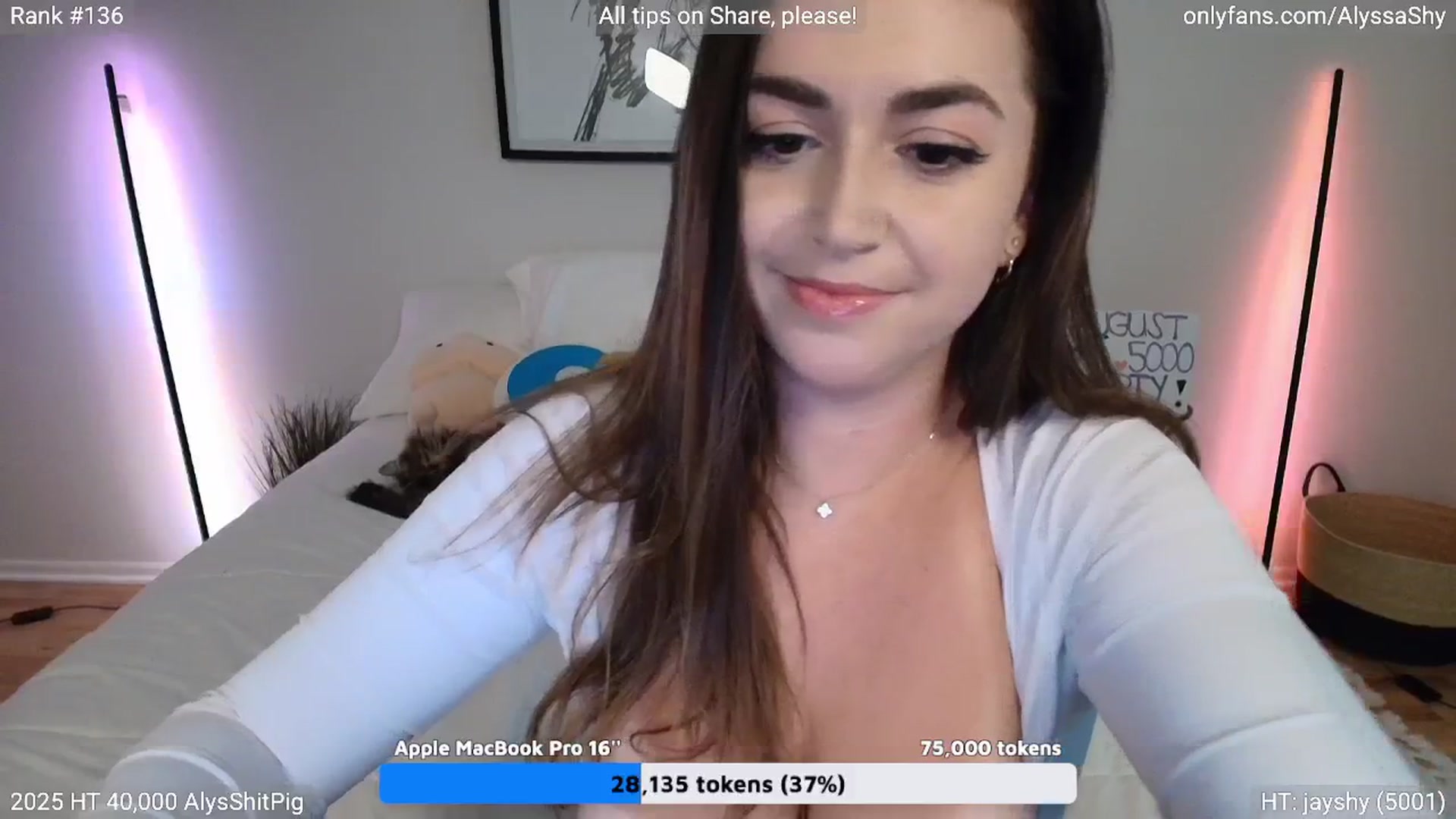 Gallery image thumbnail from AlyssaShy's myfreecams stream on, 08/17/2025, 22:34 image 19 of 20
