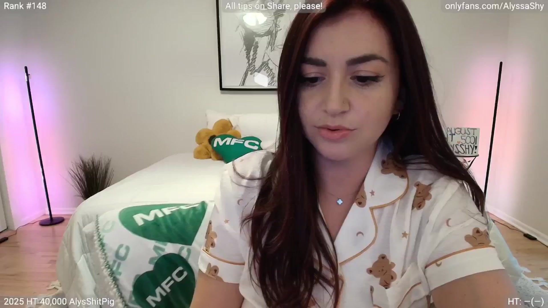 Gallery image thumbnail from AlyssaShy's myfreecams stream on, 08/24/2025, 24:02 image 1 of 20