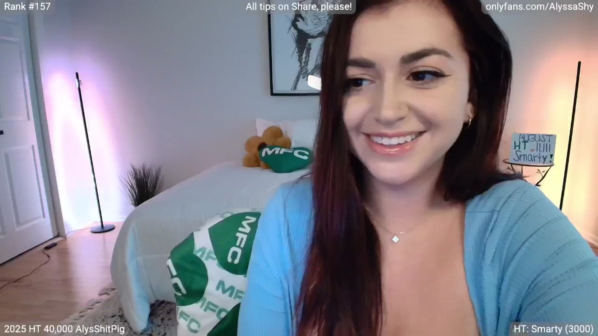 Gallery image thumbnail from AlyssaShy's myfreecams stream on, 08/28/2025, 22:50 image 14 of 20