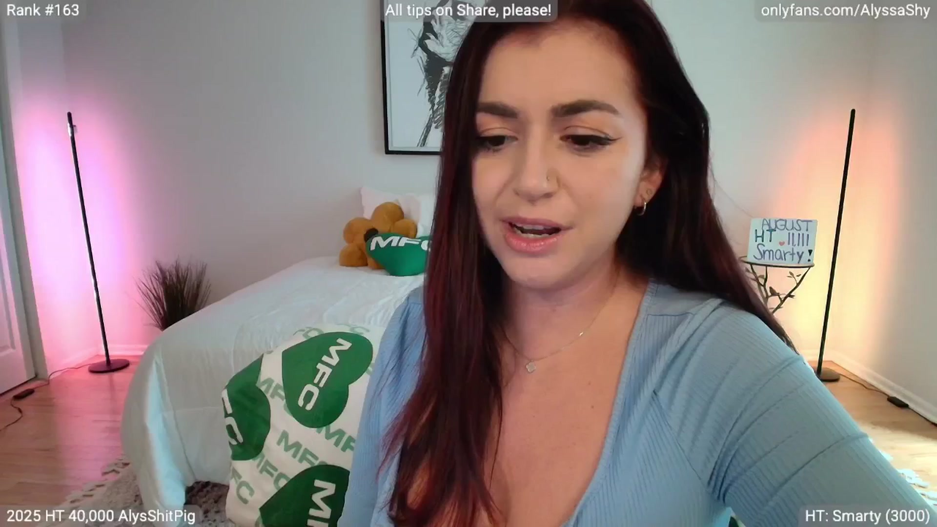 Gallery image thumbnail from AlyssaShy's myfreecams stream on, 08/28/2025, 22:50 image 3 of 20
