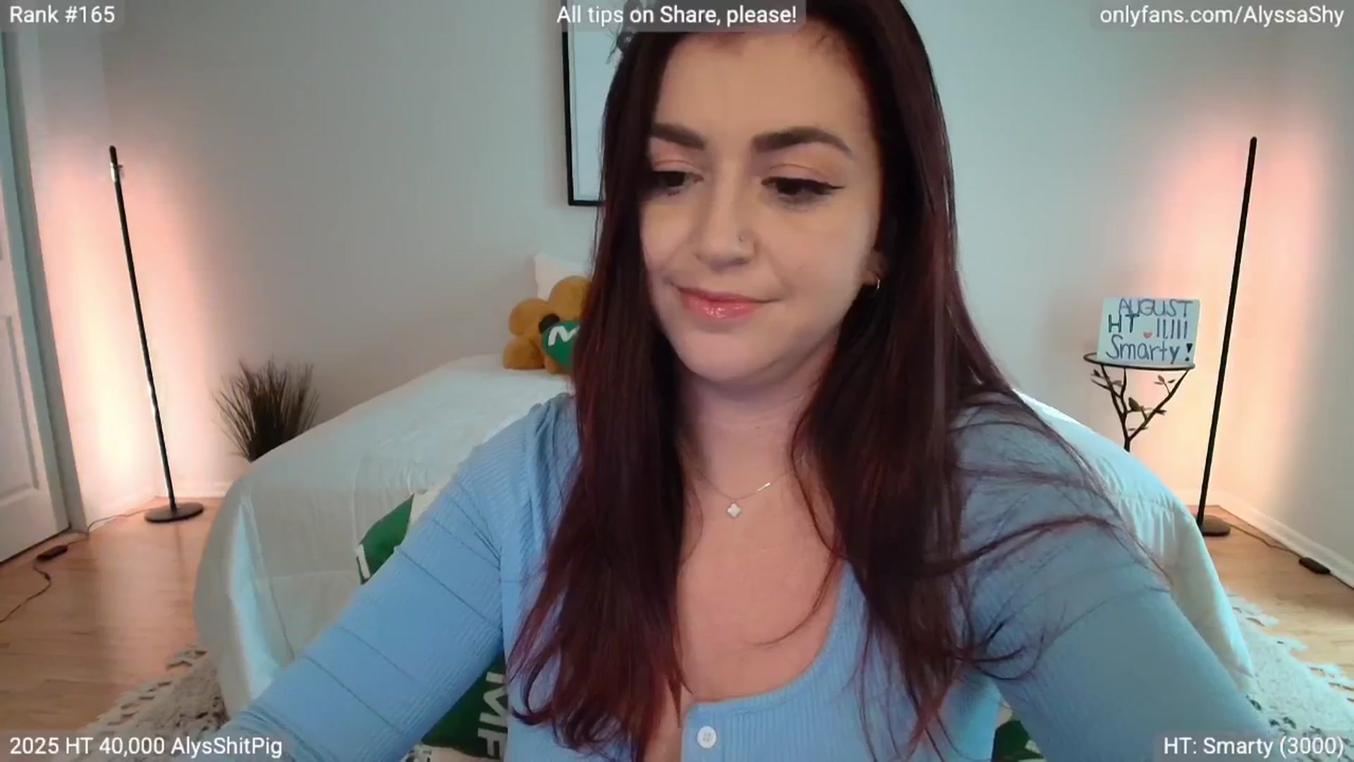 Gallery image thumbnail from AlyssaShy's myfreecams stream on, 08/28/2025, 22:50 image 7 of 20