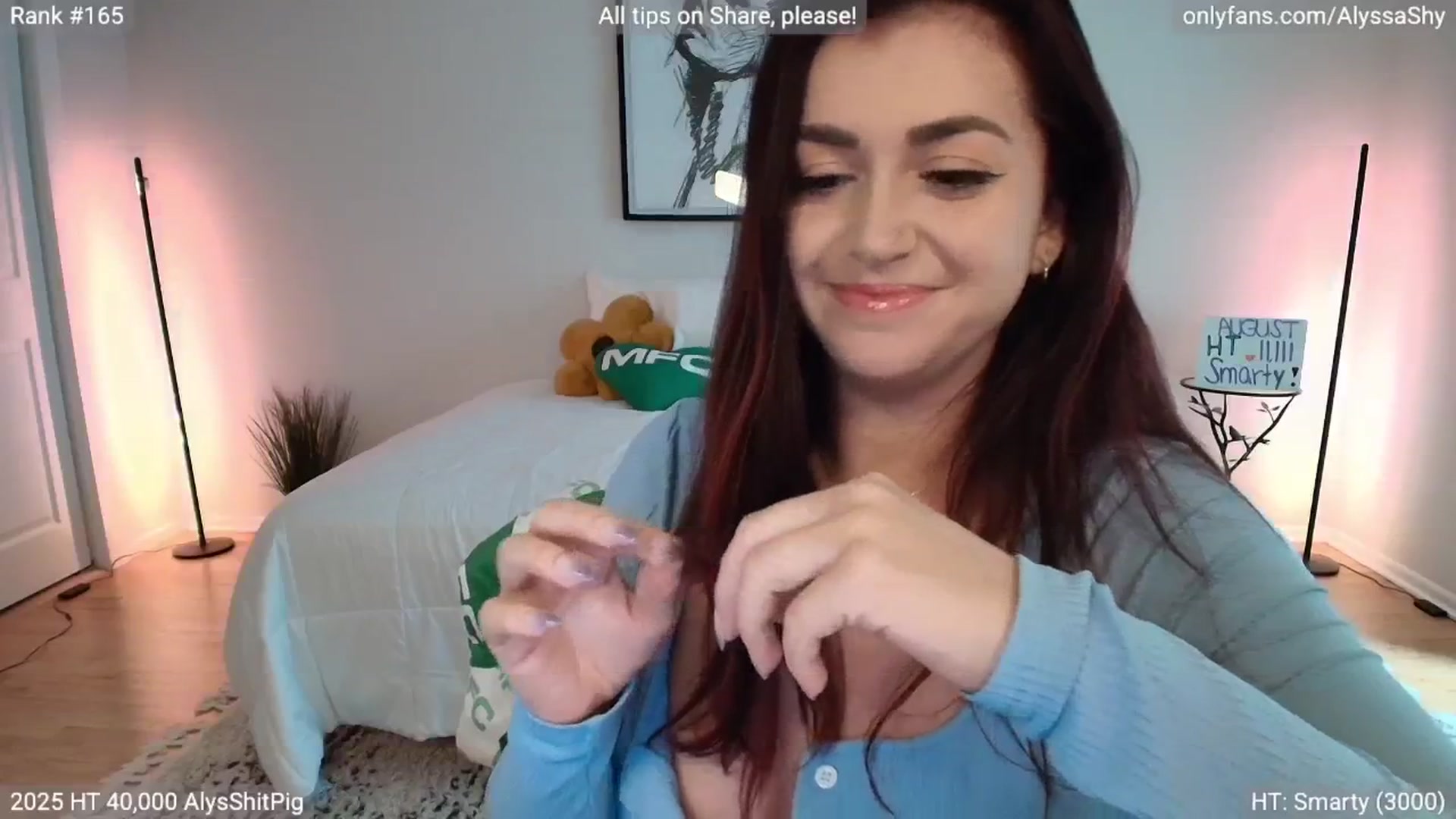 Gallery image thumbnail from AlyssaShy's myfreecams stream on, 08/28/2025, 22:50 image 6 of 20
