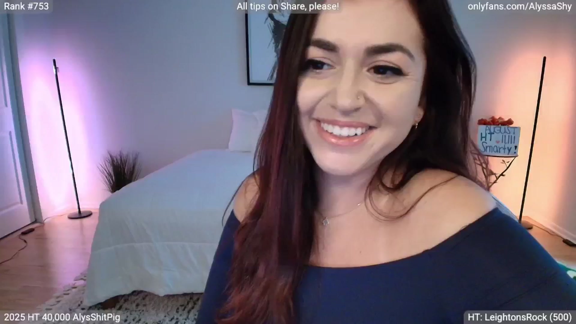 Gallery image thumbnail from AlyssaShy's myfreecams stream on, 09/03/2025, 22:47 image 1 of 20