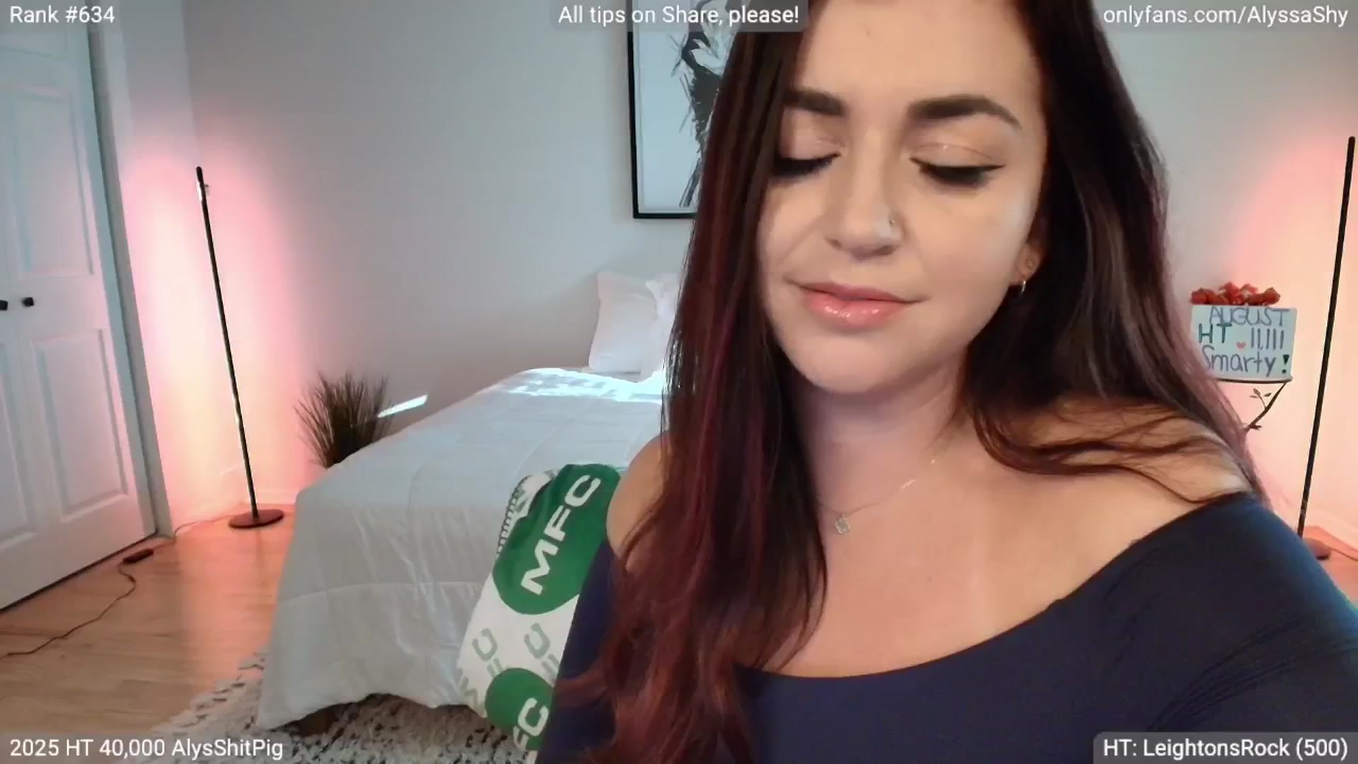 Gallery image thumbnail from AlyssaShy's myfreecams stream on, 09/03/2025, 22:47 image 7 of 20