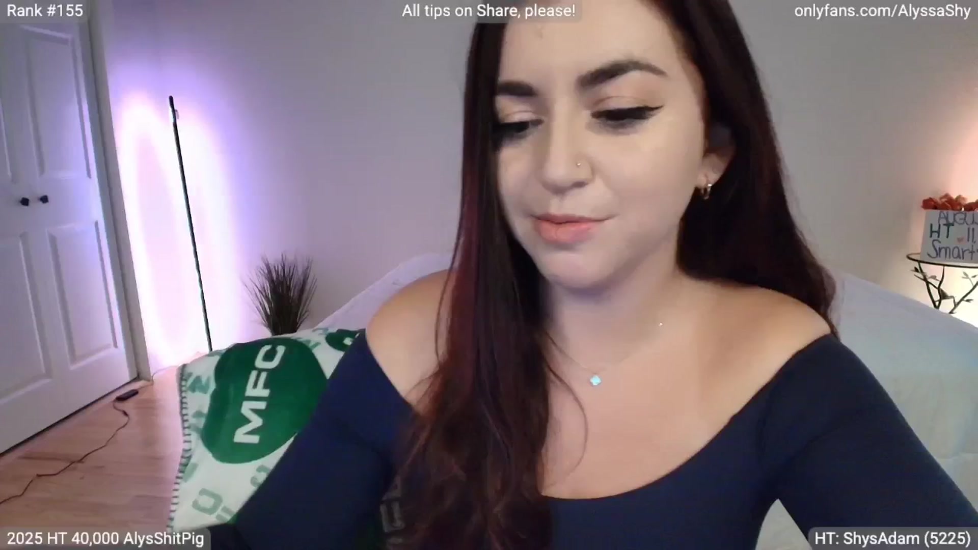 Gallery image thumbnail from AlyssaShy's myfreecams stream on, 09/03/2025, 23:22 image 2 of 20