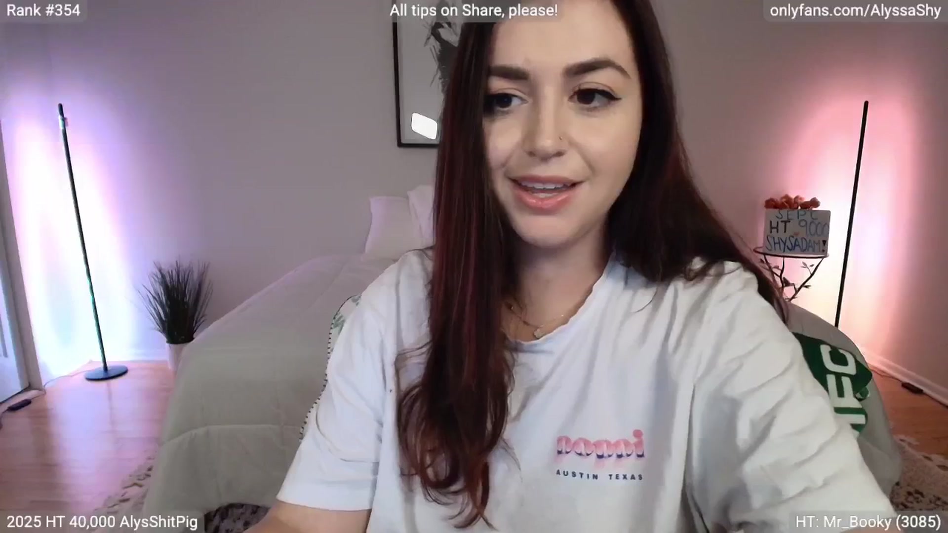 Gallery image thumbnail from AlyssaShy's myfreecams stream on, 09/13/2025, 24:19 image 19 of 20