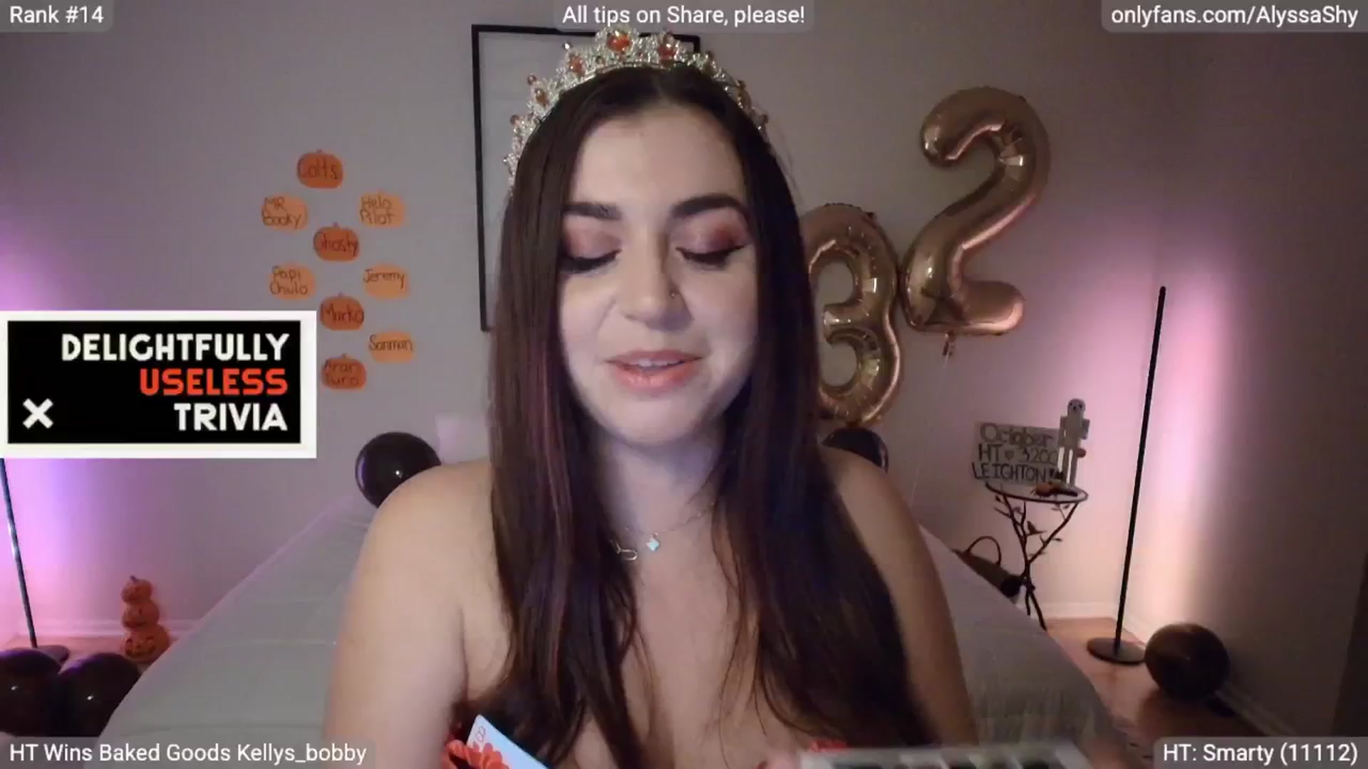 Gallery image thumbnail from AlyssaShy's myfreecams stream on, 10/04/2025, 04:02 image 3 of 20