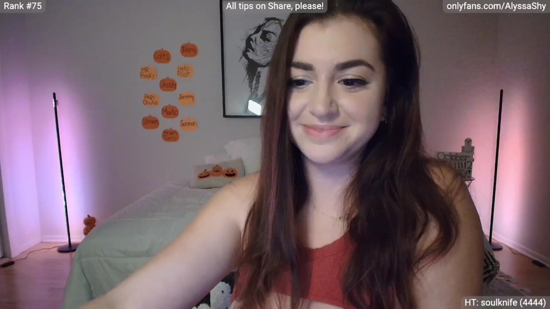 Gallery image thumbnail from AlyssaShy's myfreecams stream on, 10/16/2025, 22:50 image 17 of 20