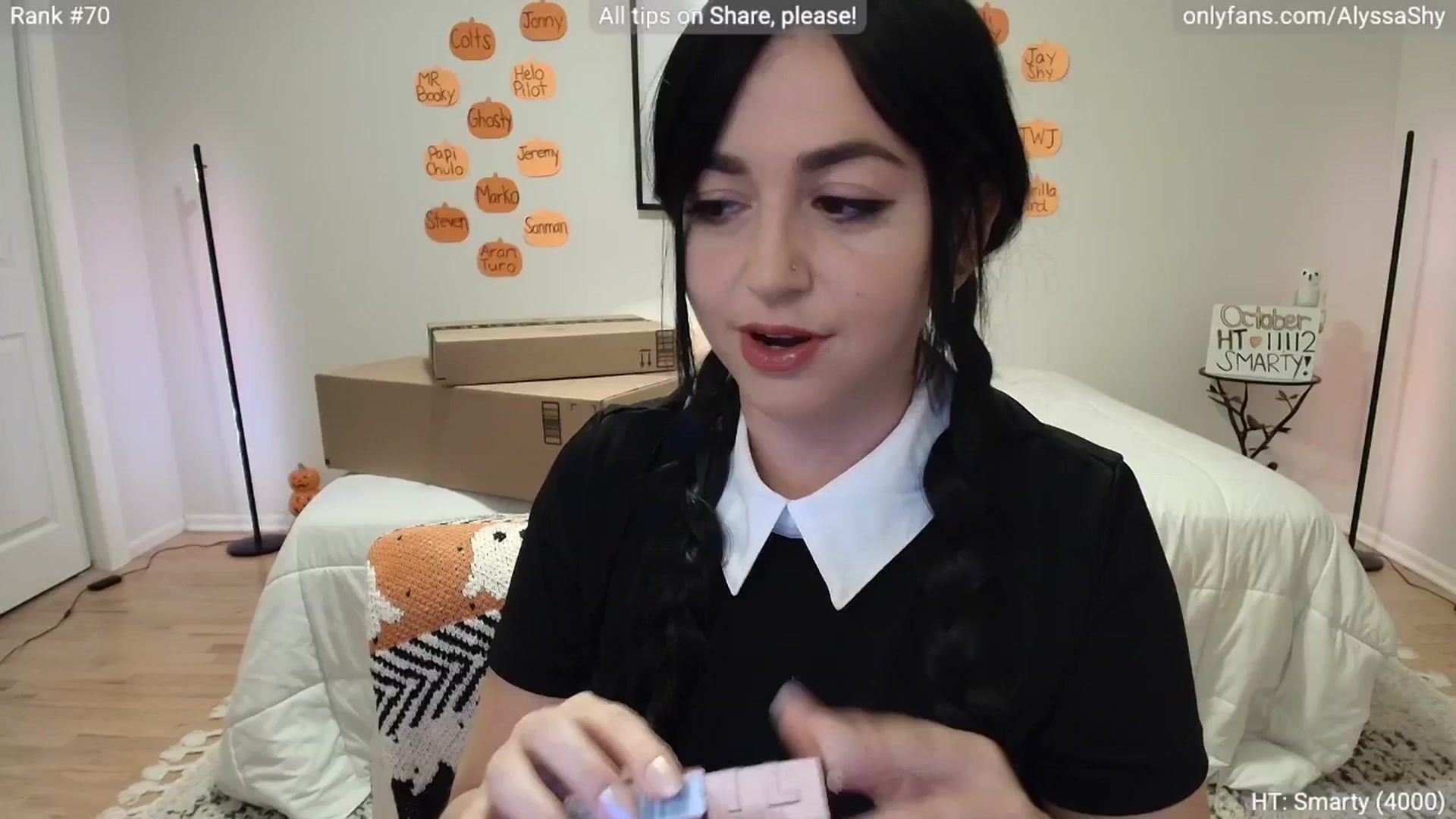 Gallery image thumbnail from AlyssaShy's myfreecams stream on, 10/19/2025, 24:03 image 13 of 20