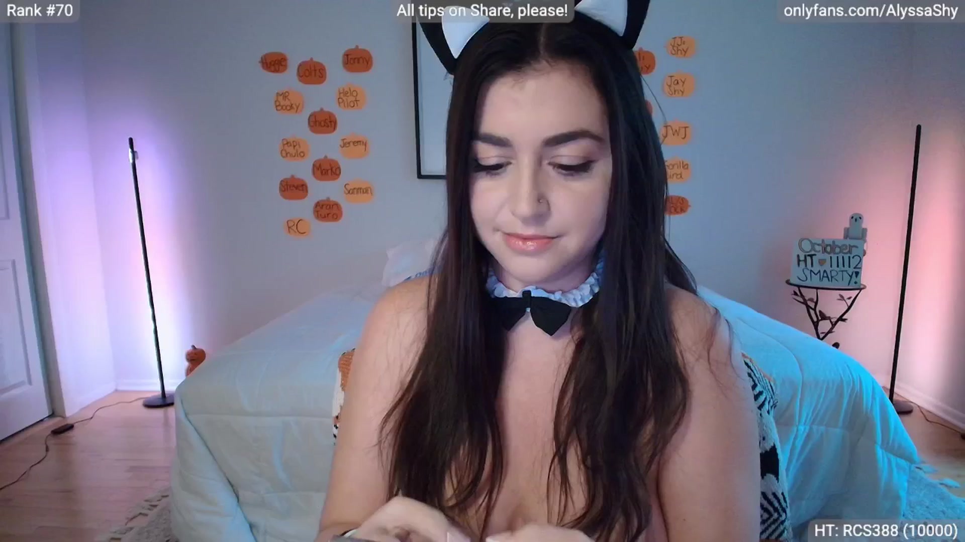 Gallery image thumbnail from AlyssaShy's myfreecams stream on, 10/24/2025, 22:43 image 6 of 20