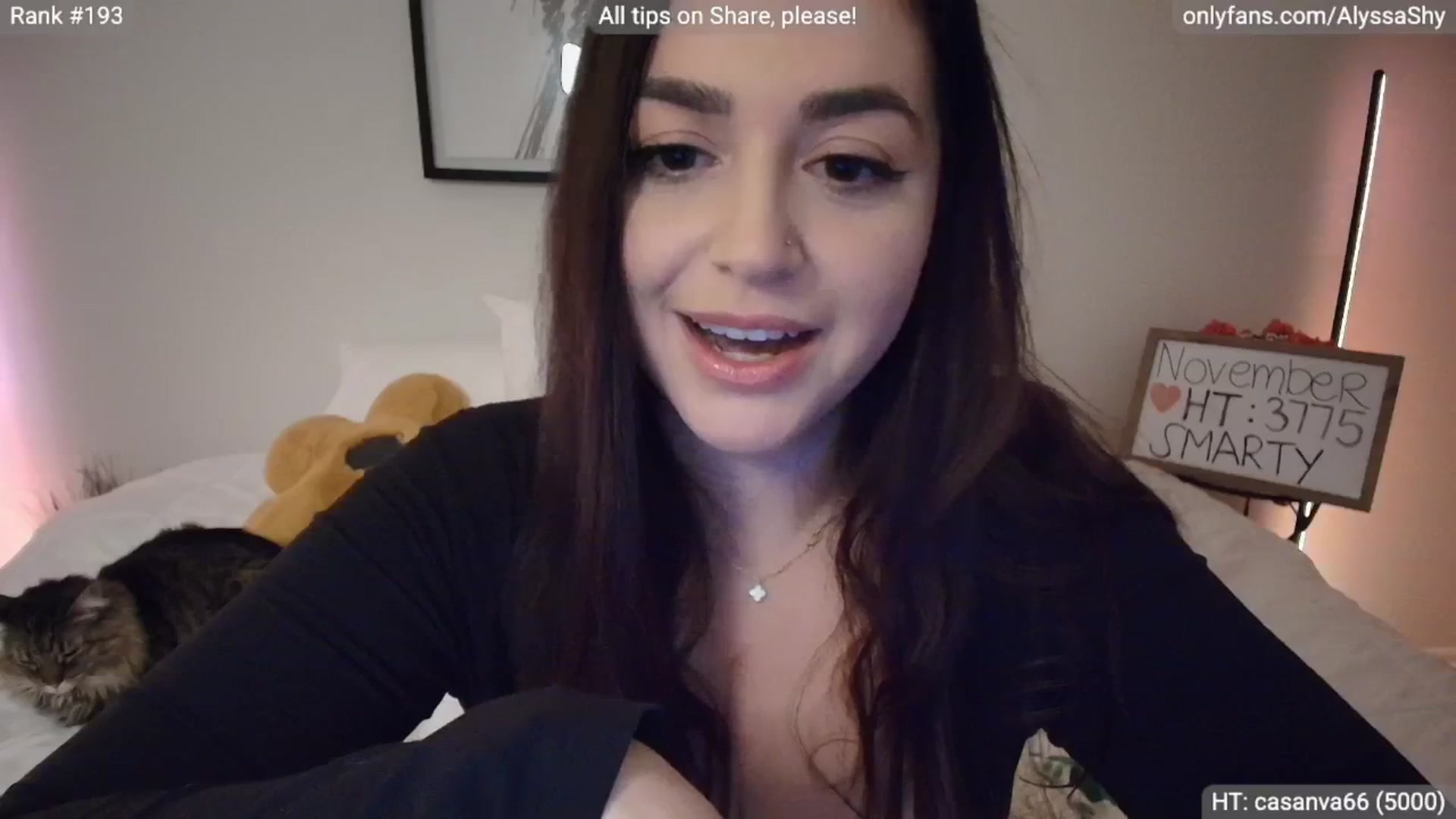 Gallery image thumbnail from AlyssaShy's myfreecams stream on, 11/15/2025, 04:15 image 3 of 20