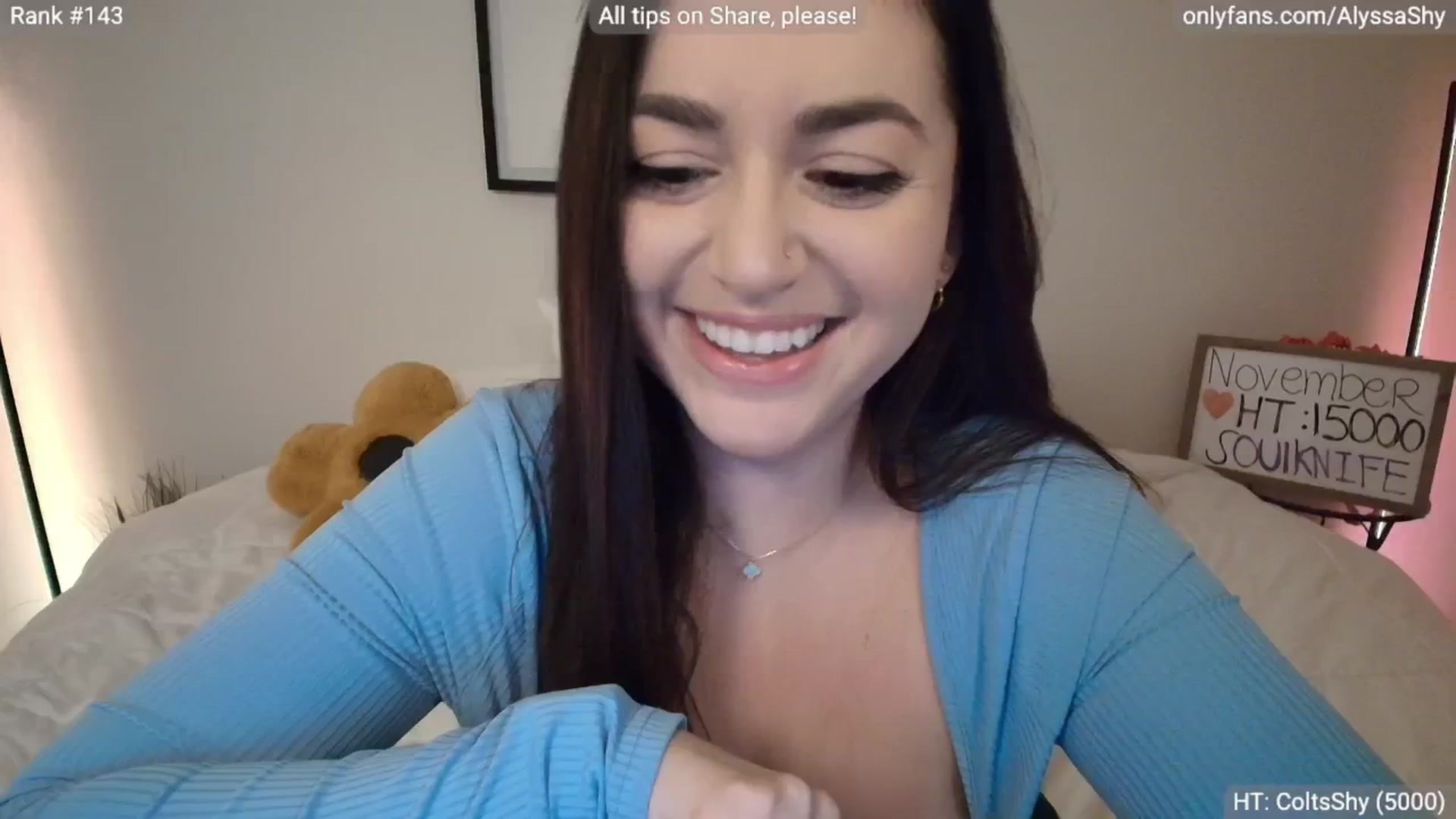 Gallery image thumbnail from AlyssaShy's myfreecams stream on, 11/22/2025, 24:01 image 5 of 20