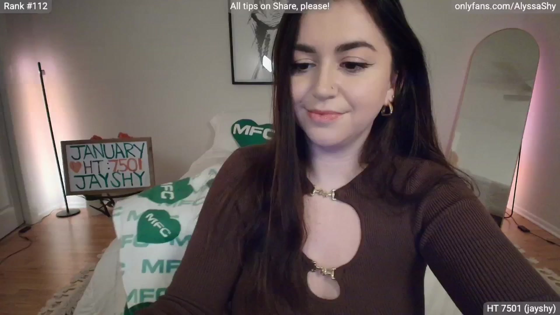 Gallery image thumbnail from AlyssaShy's myfreecams stream on, 01/15/2026, 24:05 image 9 of 20
