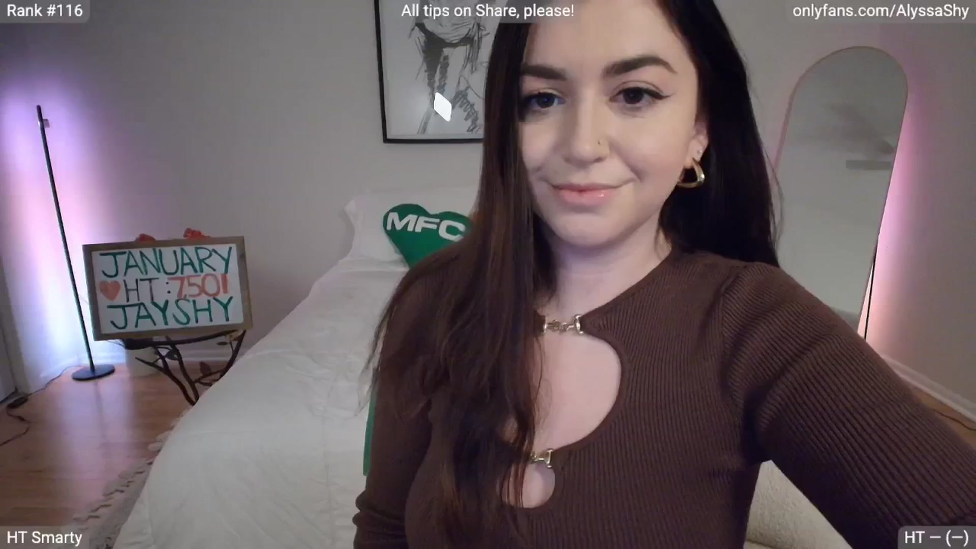 Gallery image thumbnail from AlyssaShy's myfreecams stream on, 01/15/2026, 24:05 image 1 of 20