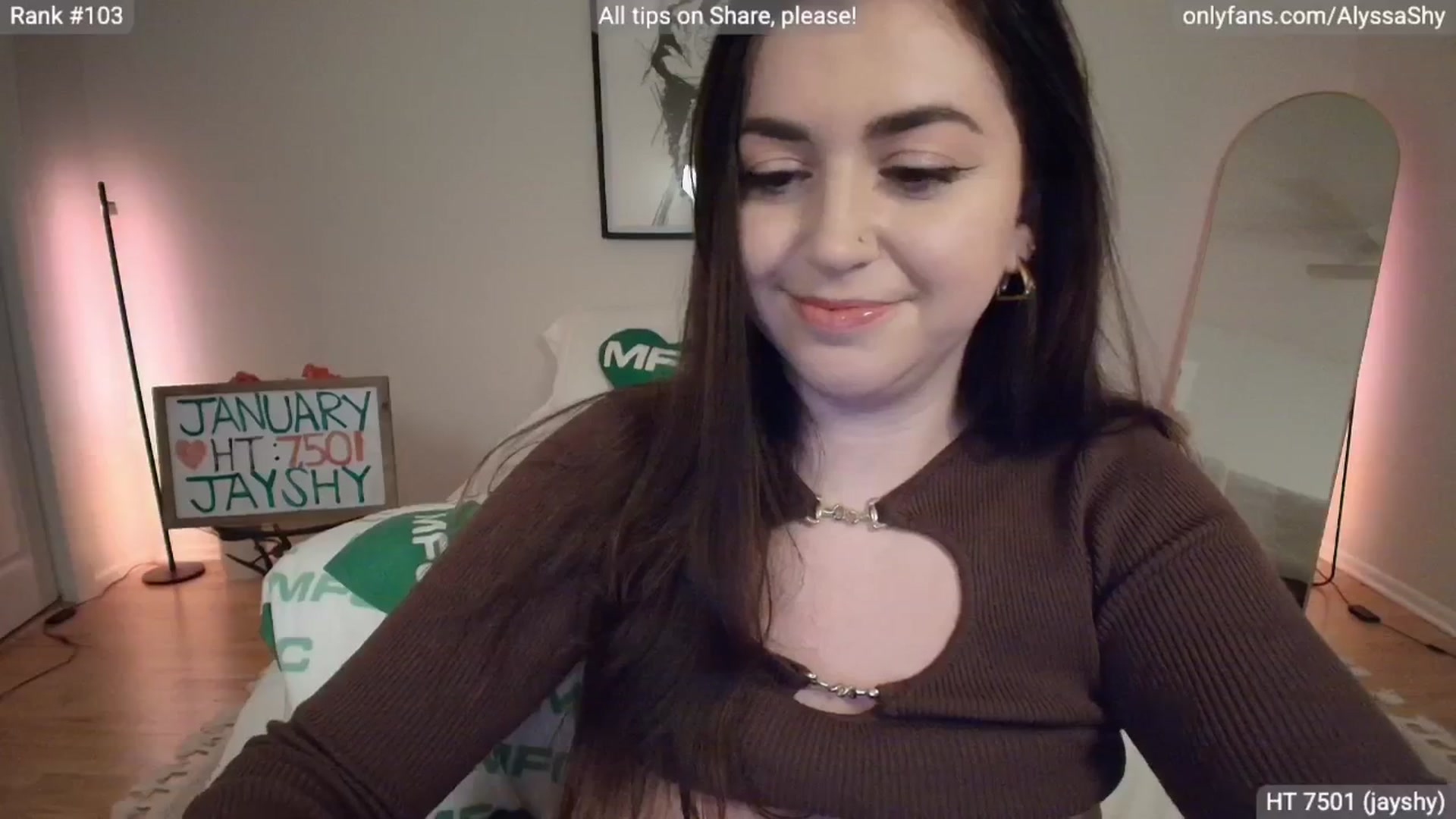 Gallery image thumbnail from AlyssaShy's myfreecams stream on, 01/15/2026, 24:05 image 19 of 20