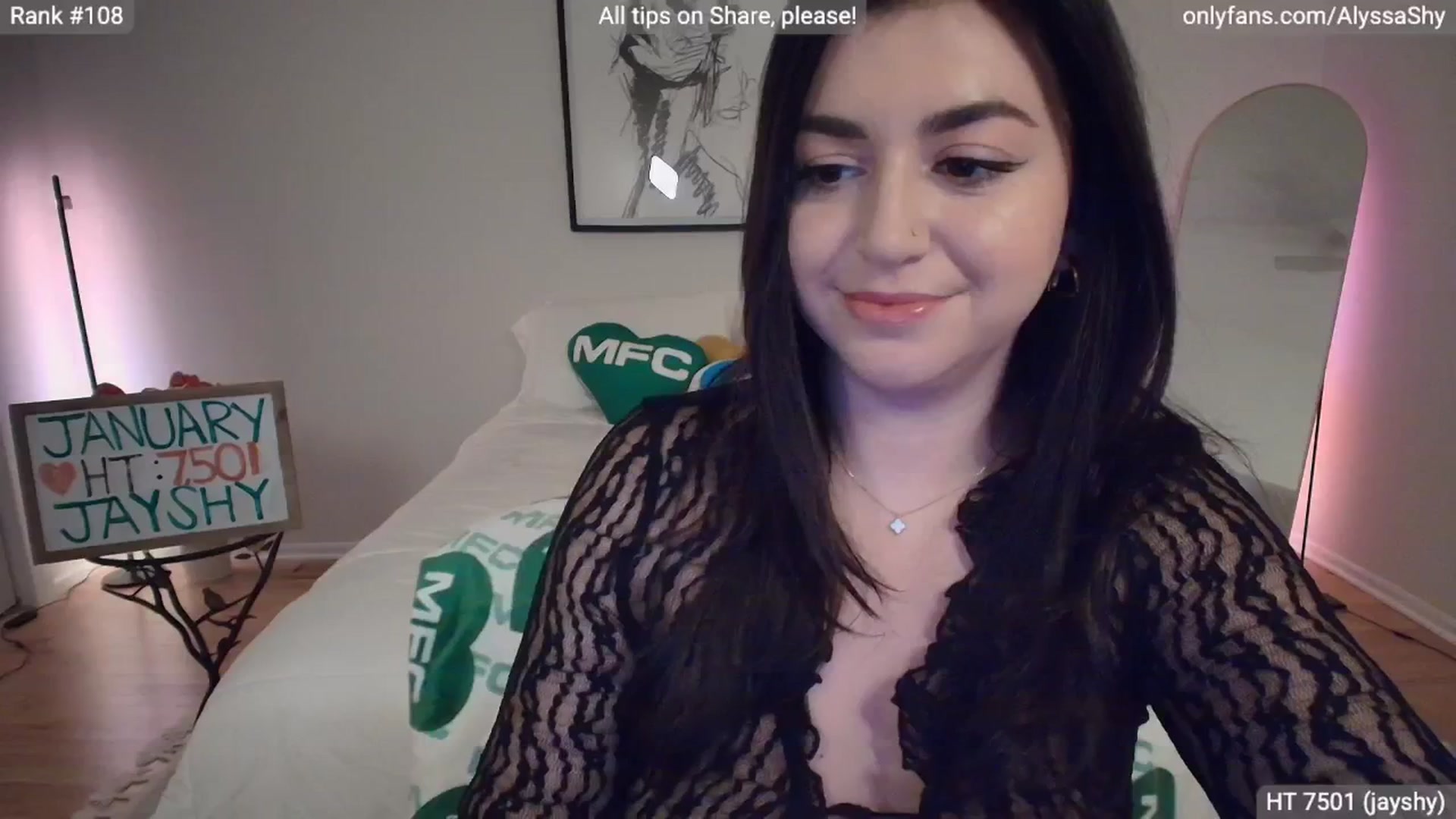 Gallery image thumbnail from AlyssaShy's myfreecams stream on, 01/16/2026, 24:41 image 9 of 20