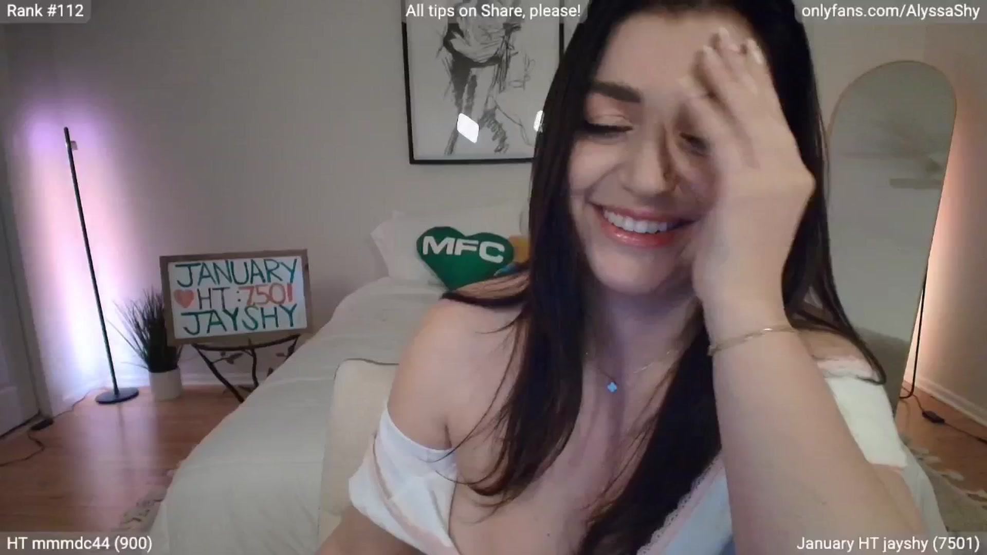 Gallery image thumbnail from AlyssaShy's myfreecams stream on, 01/17/2026, 24:56 image 13 of 20
