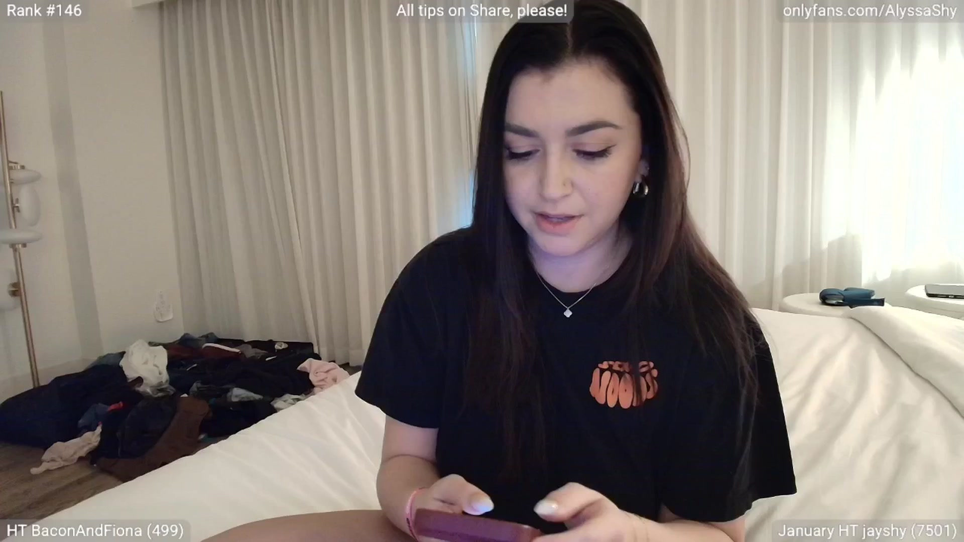 Gallery image thumbnail from AlyssaShy's myfreecams stream on, 01/25/2026, 01:17 image 2 of 20