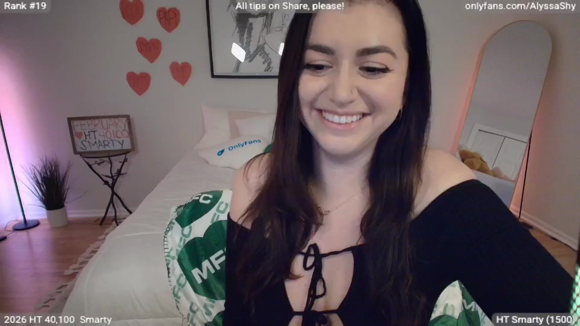 Gallery image thumbnail from AlyssaShy's myfreecams stream on, 02/19/2026, 23:49 image 5 of 20