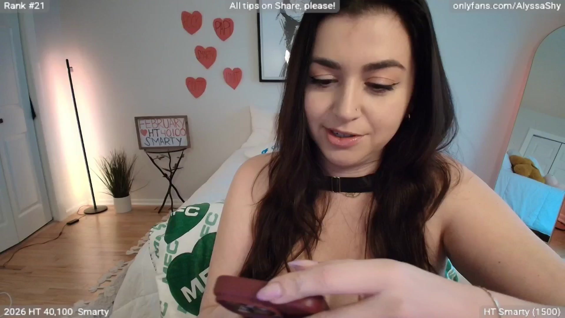 Gallery image thumbnail from AlyssaShy's myfreecams stream on, 02/23/2026, 22:48 image 1 of 20